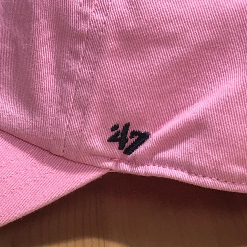 Dallas Cowboys 47 Embroidered Clean Up Cap Hat Women's Adjustable Pink